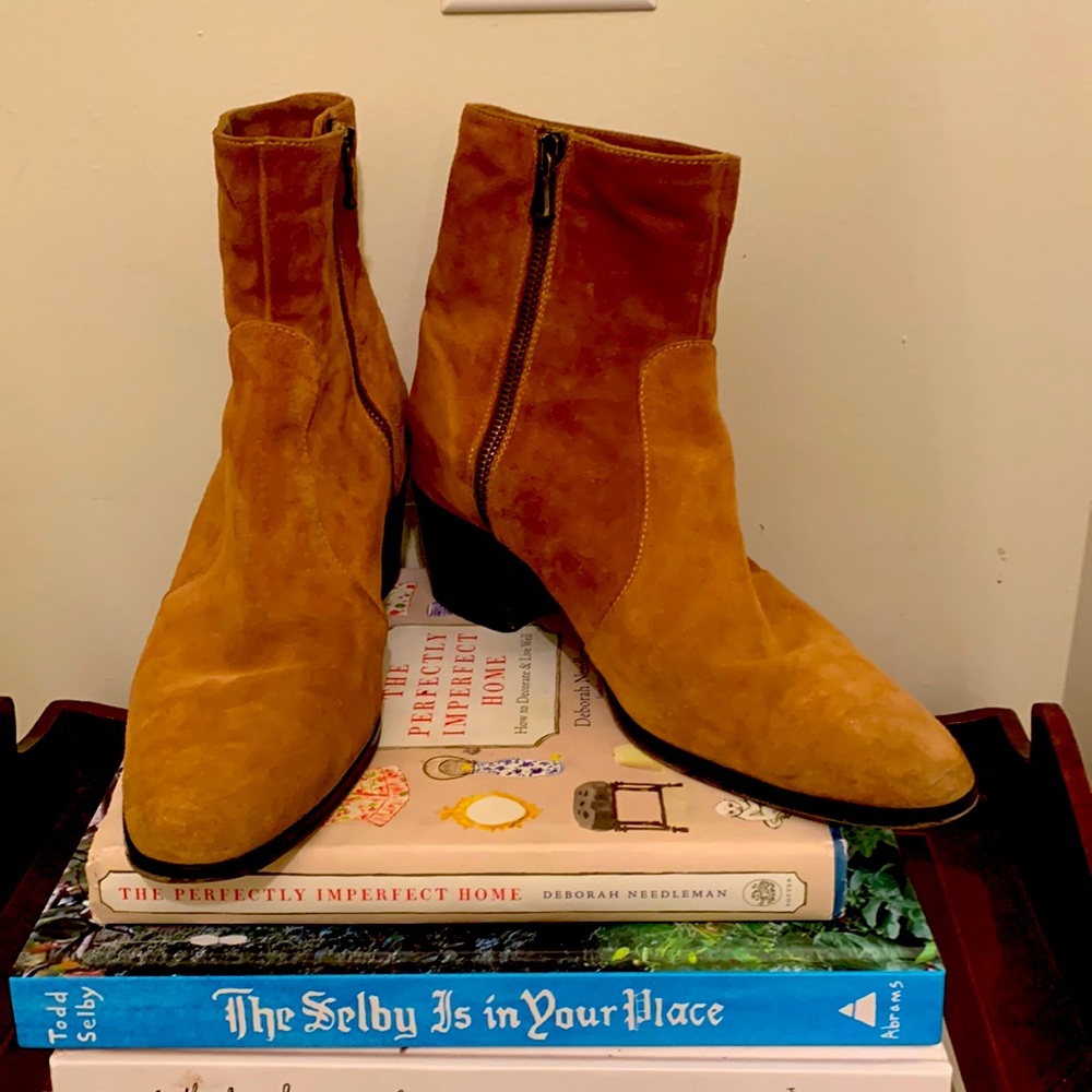 Jean michel cazabat suede booties